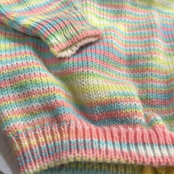 Betty’s Original handmade back zipper sweater with hood. 2T to 3T - Picture 5 of 12